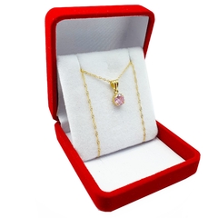 Conjunto Oro 18k Cadena Singapur Susano Joyas Colores 1,6 Grs - comprar online