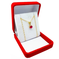 Imagen de Conjunto Oro 18k Cadena Singapur Susano Joyas Colores 1,6 Grs