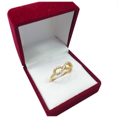 Anillo Oro 18 K Infinito 15 Años Mamá Novia Regalo Mujer 2,2Grs en internet