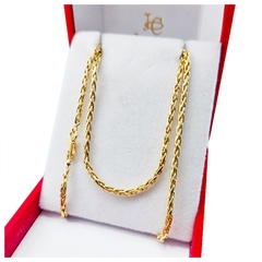 Cadena Oro 18k Pomerato 8,2grs 60 Cm 3mm Hombre Gruesa Soga - comprar online