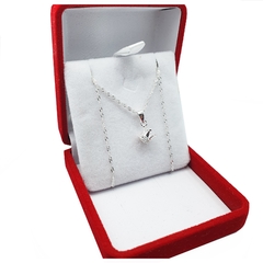 Conjunto Corona Plata 925 + Cadena 45cm Regalo Mujer - 1,8 Grs - en internet