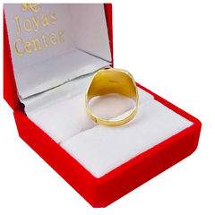 Imagen de Sello Oro 18k Anillo Hombre Mujer 4Gramos Grabado