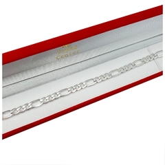 Pulsera De Plata 925 Hombre Mujer 3 Y 1 Joyas 21cm 5,8gr - en internet
