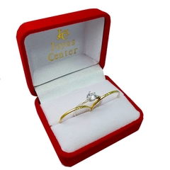 ALIANZAS DE PLATA 925 Y ORO 18K AMARILLO MODELO M1D1 CON CINTILLO DE PLATA Y ORO - comprar online