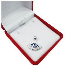 Dije Ojo Turco Plata 925 Mujer Amuleto Suerte Protector - 2.4 Gr - - comprar online
