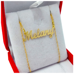 Dije de Nombre en Oro 18K 1 Gramo