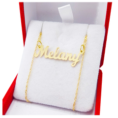 Dije de Nombre en Oro 18K 1 Gramo - Joyas Center
