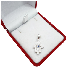 Dije Mano De Fatima 925 Mujer Con Piedras Elegante Joyas - - comprar online