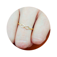 Anillo Oro 18 Kts Infinito 0,8Grs - comprar online