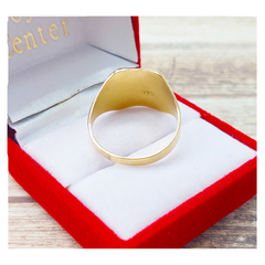 Sello Oro 18k Anillo Hombre Mujer 4Gramos Grabado - tienda online