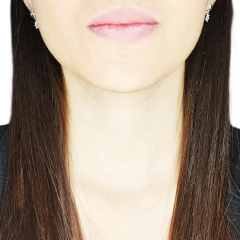 Aros Argollas Con Corazón Plata 925 Dije Piedra Cubic C1762 - tienda online