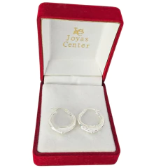 Imagen de Aros Criollos Corazón Plata 925 2,6 Gramos C1830