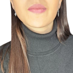 Aros Dije Nudo De Bruja Plata 925 2,3 Gramos C1831