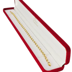 Pulsera Oro 18k Rolo Cierre Mosqueton 21 Cm C1971 21 Cm 6.7 Cm Amarillo en internet