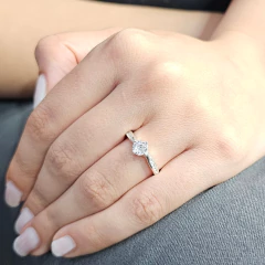 Anillo Cintillo Plata 925 Dia De Los Enamorados Z1 - comprar online