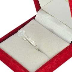 Imagen de Anillo Cintillo Plata 925 Dia De Los Enamorados Z1
