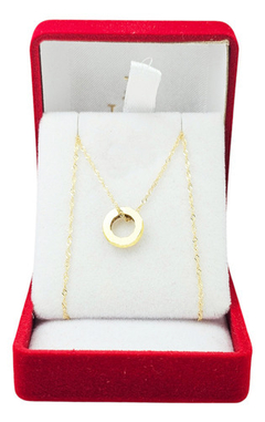 Conjunto Dona Piedras Oro 18k 45cm Joyas Center C986 C97 en internet