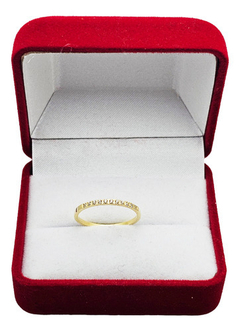 Anillo Oro 18k Con Piedras Cubic C1226 - Joyas Center