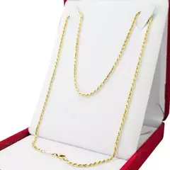 Cadena Oro 18k Tourbillon 8.1 Gr 45 Cm C1499 - Joyas Center