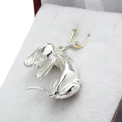 Dije Plata 925 Perro/a Salchicha C1263 - tienda online