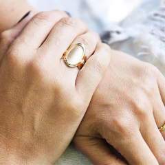 Anillo Oro Rojo 18k 3.3 Gramos Sello Cleopatra C89 Rojo 20 en internet