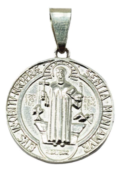 Imagen de Dije Plata Y Oro 18kts San Benito C1216