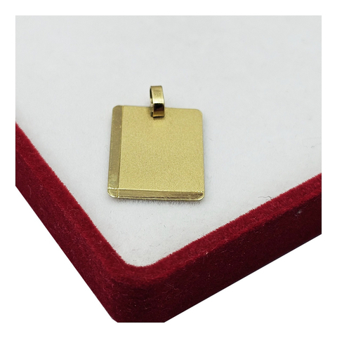 Dije Oro 18k Cartier Chapa Para Grabar M520