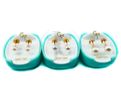 AROS ABRIDORES DE ORO 18KT MARCA CH PERLITAS SIMIL 4MM TIC 18K 55.45 #110 en internet