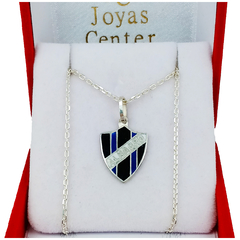 Conjunto Escudo Almagro Plata 925 Cadena Forcet -