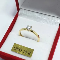 Anillo Oro 18Kts con Piedra 2,3Grs C1571 - comprar online