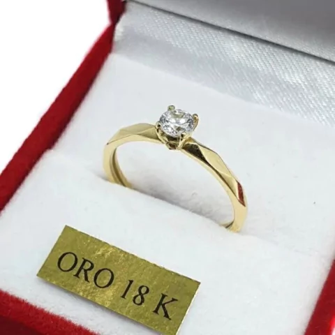 Anillo Oro 18Kts con Piedra 2,3Grs C1571