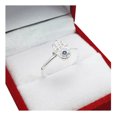 Anillo Plata 925 Mano De Fatima Joyas Regalo Exclusivo 1.6Grs -