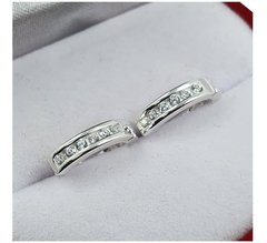 Aros Plata 925 10mm 2,5 Gr Piedras Importados A65 -
