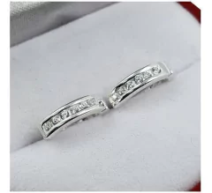 Aros Plata 925 10mm 2,5 Gr Piedras Importados A65 -