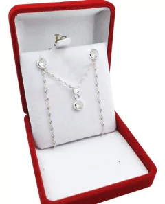 Conjunto Plata 925 Modelo Susanito Aros Dije - 2,8Grs - en internet