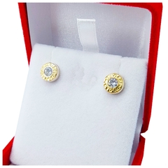 Par Aros Plata 925 y Oro 18K Bvlgari Chico en internet