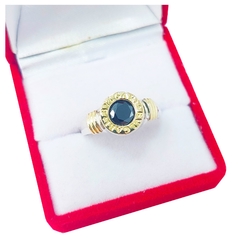 Anillo Bvlgari Plata 925 y Oro 18K Redondo Grande
