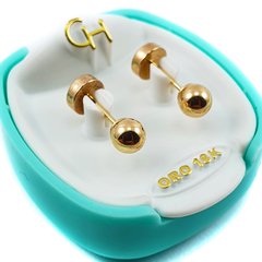 AROS ABRIDORES DE ORO 18KT MARCA CH BOLITA N°4 TIC 18K 47,83 #104 - comprar online