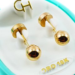 AROS ABRIDORES DE ORO 18KT MARCA CH BOLITA N°5 TIC 18K 56,47 #105