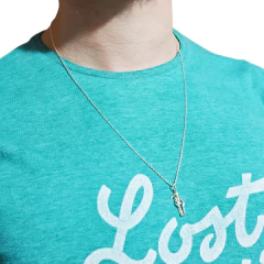 Collar Plata 925 San La Muerte Cadena Forcet 60 Cm C1853 Plateado en internet