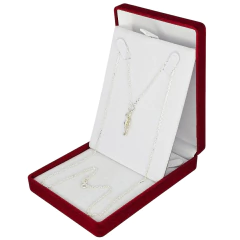 Imagen de Collar Plata 925 San La Muerte Cadena Forcet 60 Cm C1853 Plateado