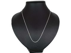 Cadena Plata 925 Y Oro 18k Modelo Forcet Chato 50 Cm - en internet