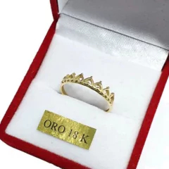 Anillo Oro 18Kts Modelo Corona 1,4Grs - comprar online