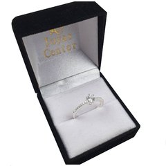 Cintillo De Compromiso Plata 925 Italiano Con Piedras Cp16 - comprar online