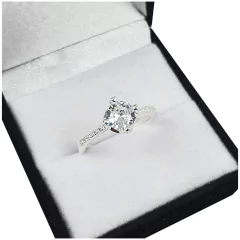 Cintillo De Compromiso Plata 925 Italiano Cp8 en internet