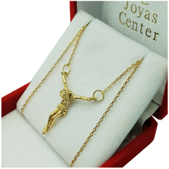 Collar Dalí De Oro 18k Cadena Forcet 50cm Soldada Al Dije 5,1 Gramos - Joyas Center