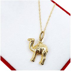 Conjunto Oro 18 K Cadena 45 Cm + Dije Camello Dromedario 1,6Gr - comprar online