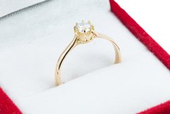 Anillo Dama Con Piedra Oro 18kts - 2Grs