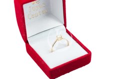 Anillo Dama Con Piedra Oro 18kts - 2Grs - tienda online