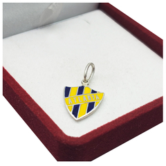 Dije Escudo Plata 925 Futbol